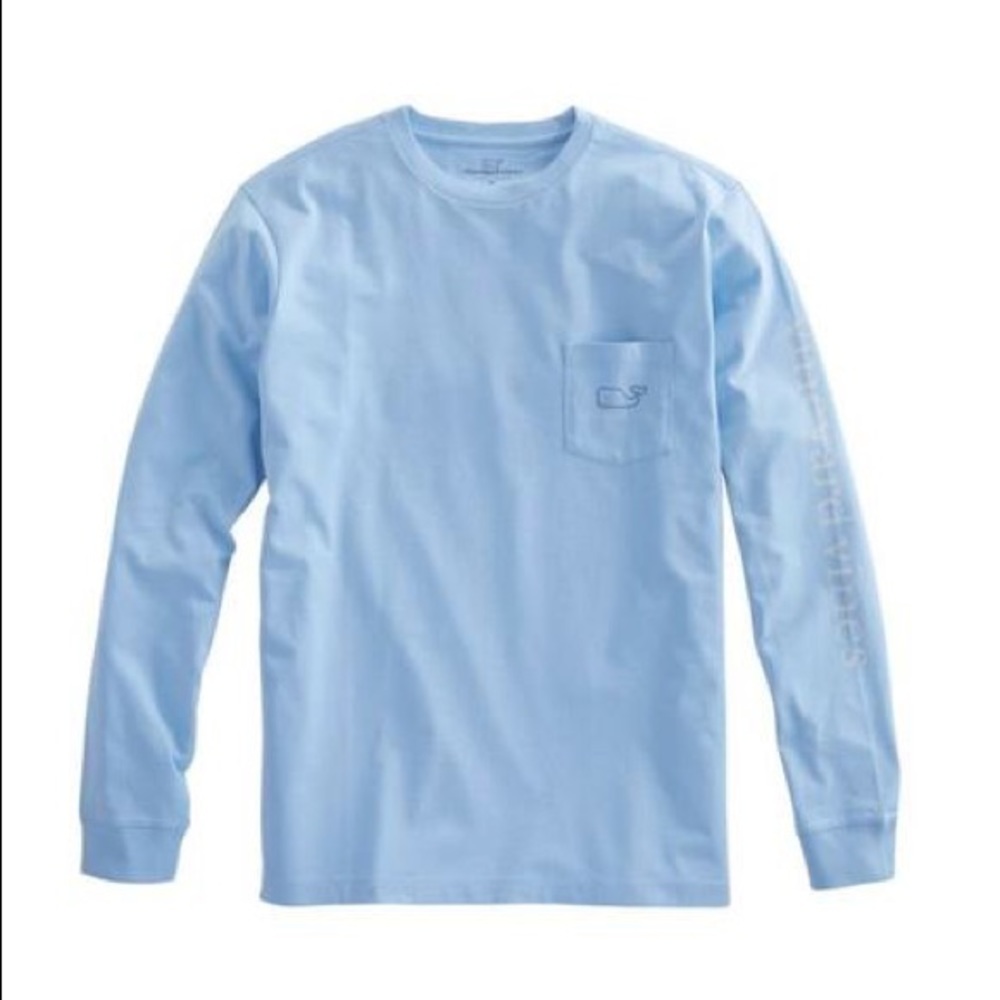 Vineyard Vines long sleeve tee - light blue